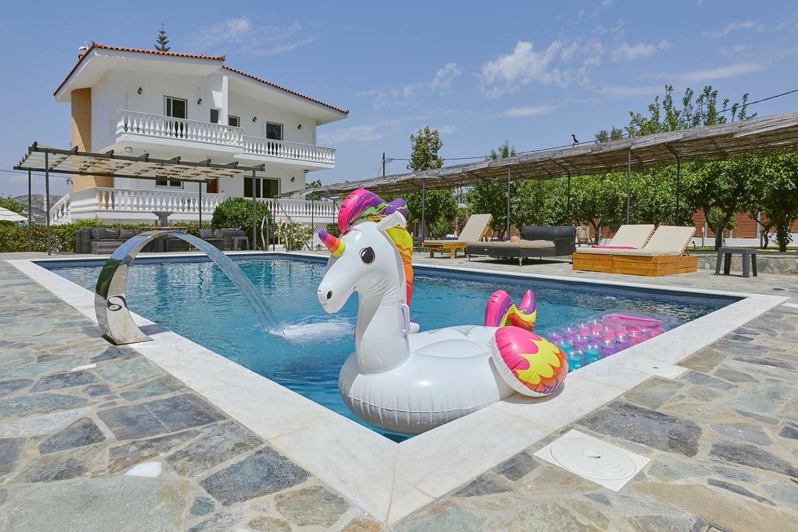 Villa Mairi - 2 Private Pools & Game Room Near Athens Salamis Exterior photo